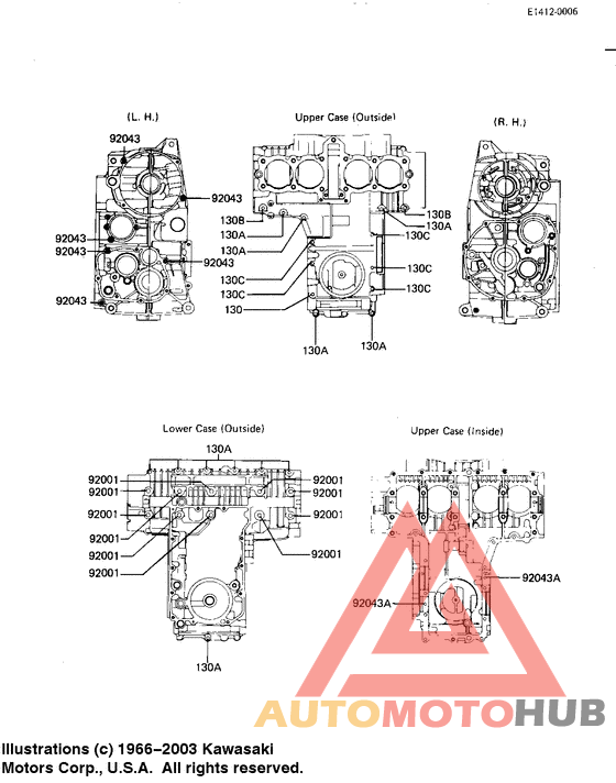 Crankcase bolt & stud pattern