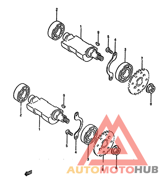 Балансир кривошипа