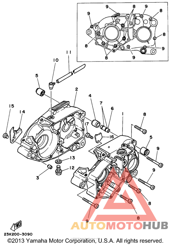 Картер двигателя