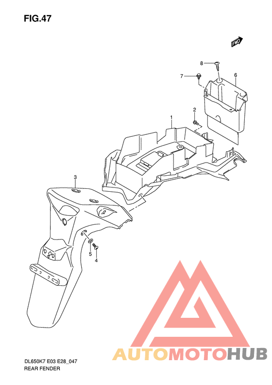 Заднее крыло