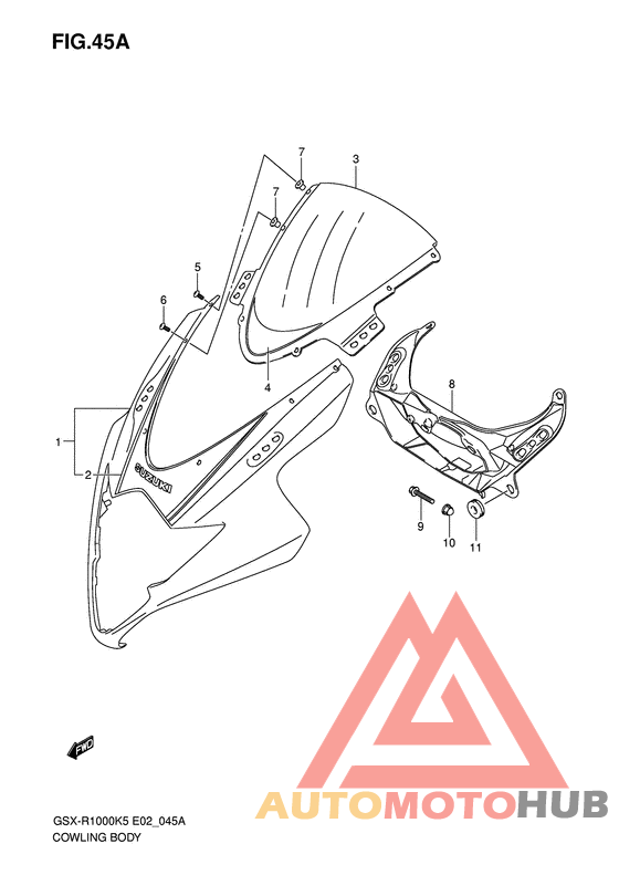 Cowling body