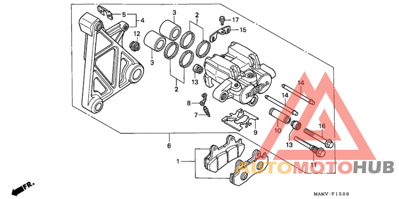 Задний суппорт