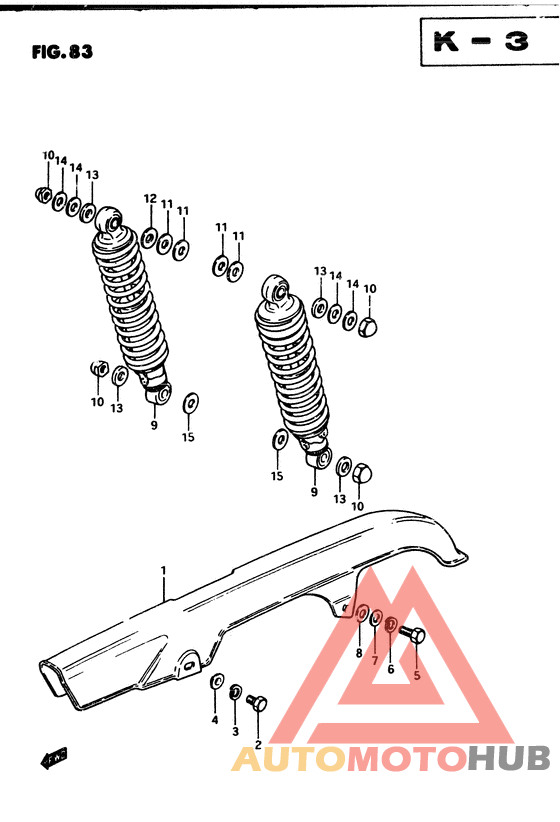 Chain case - shock absorber