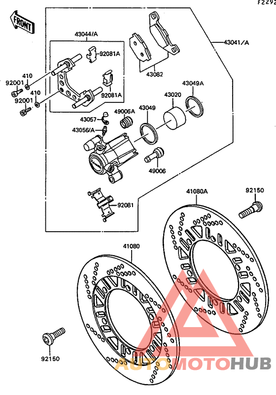 Передний суппорт