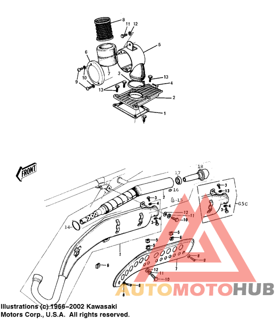 Air cleaner/muffler
