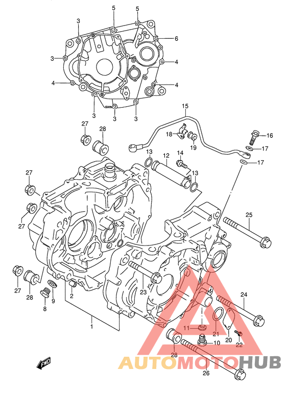 Картер двигателя