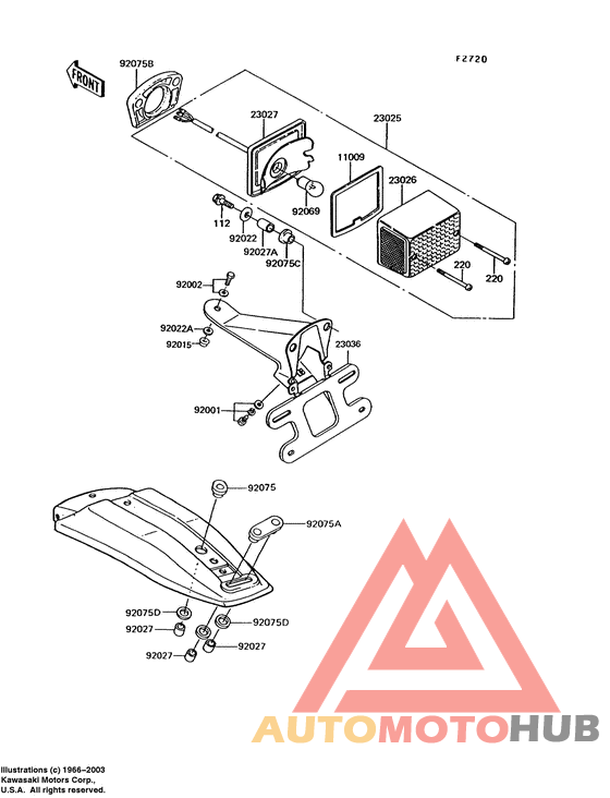 Taillight unit ass`y