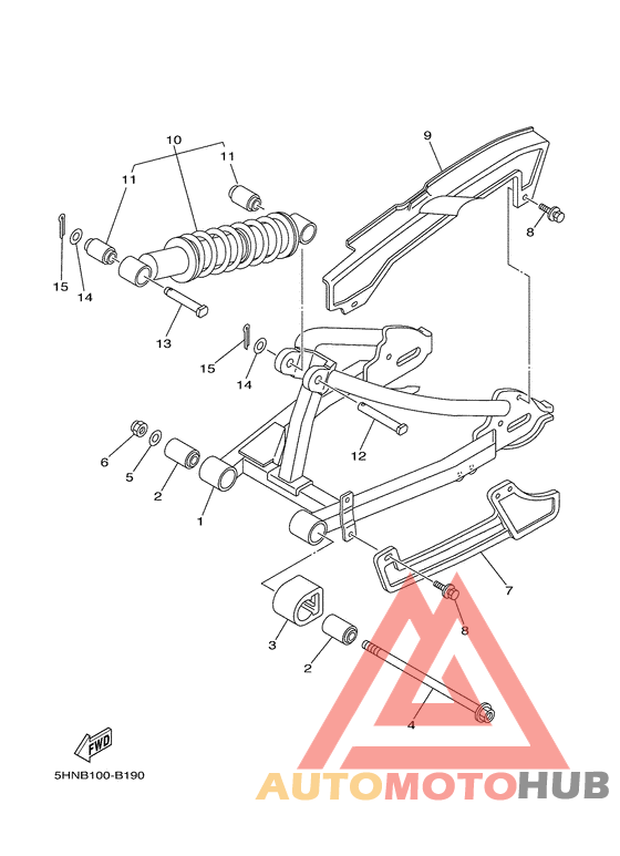 Rear arm. suspension
