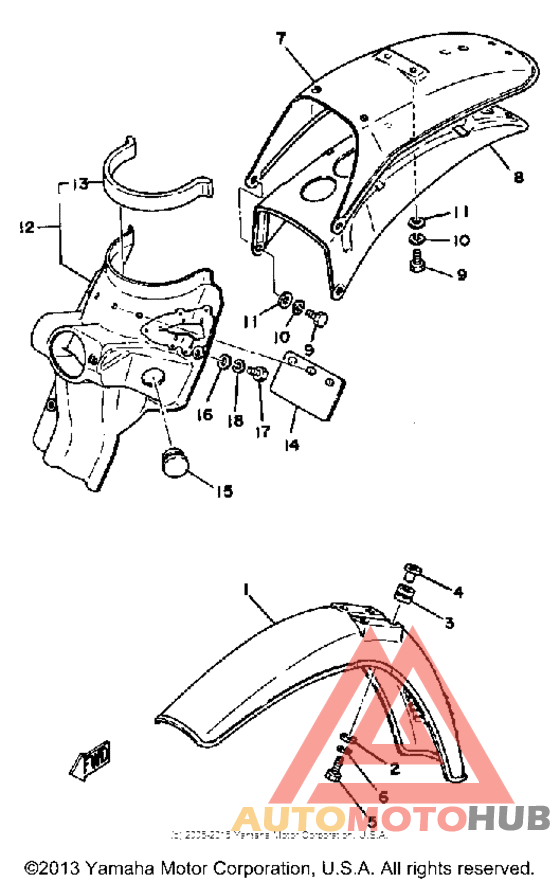 Front fender - rear fender