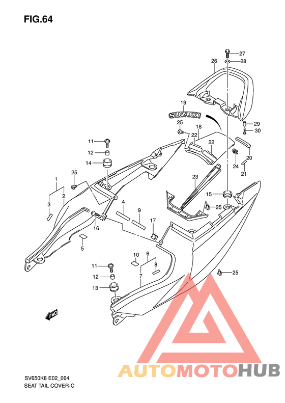 Обтекатель сидения