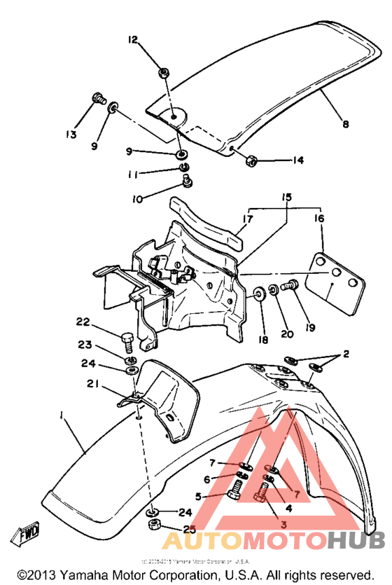 Front fender - rear fender