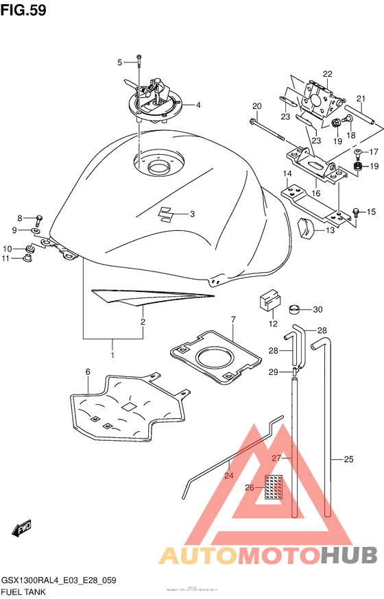 Fuel Tank (Gsx1300Ral4 E03)