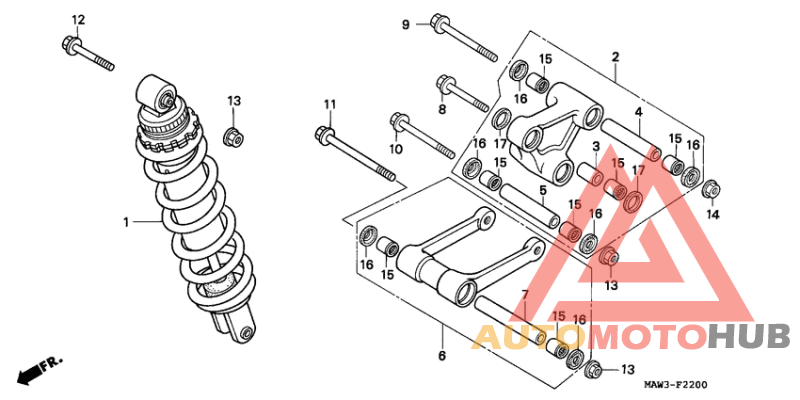 Rear cushion