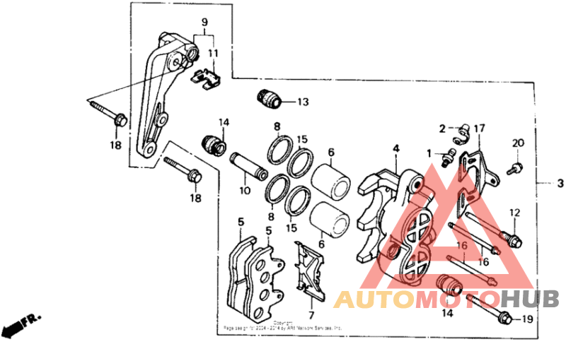 Передний суппорт