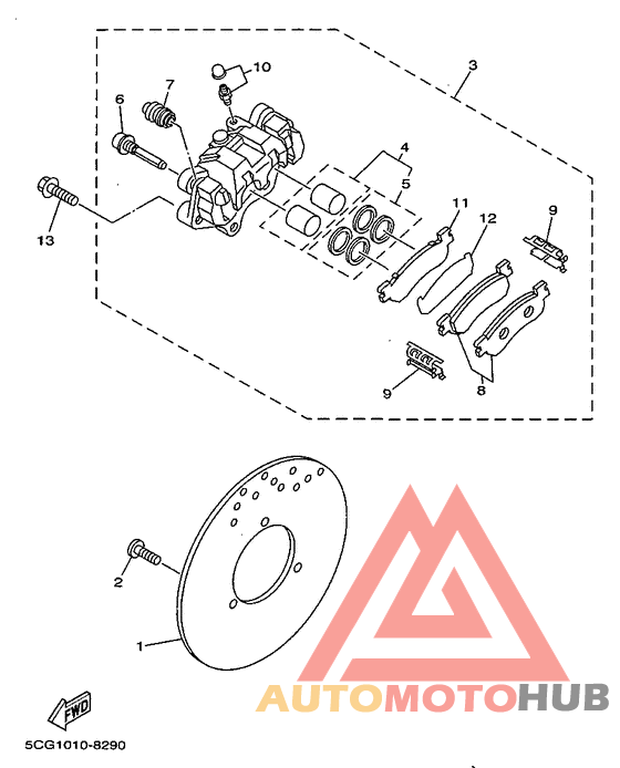 Задний суппорт