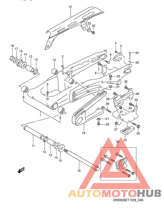 Маятник задний