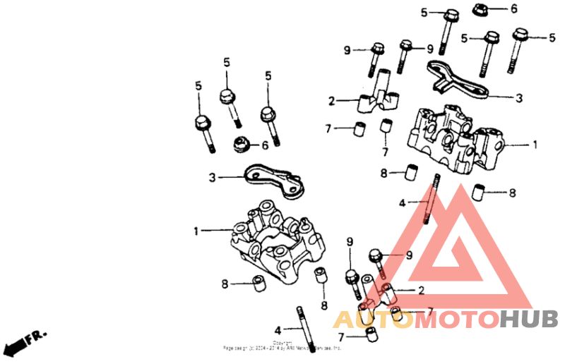 Camshaft holder