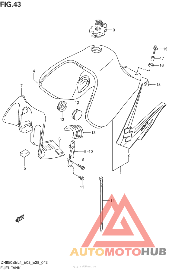 Fuel Tank (Dr650Sel4 E28)