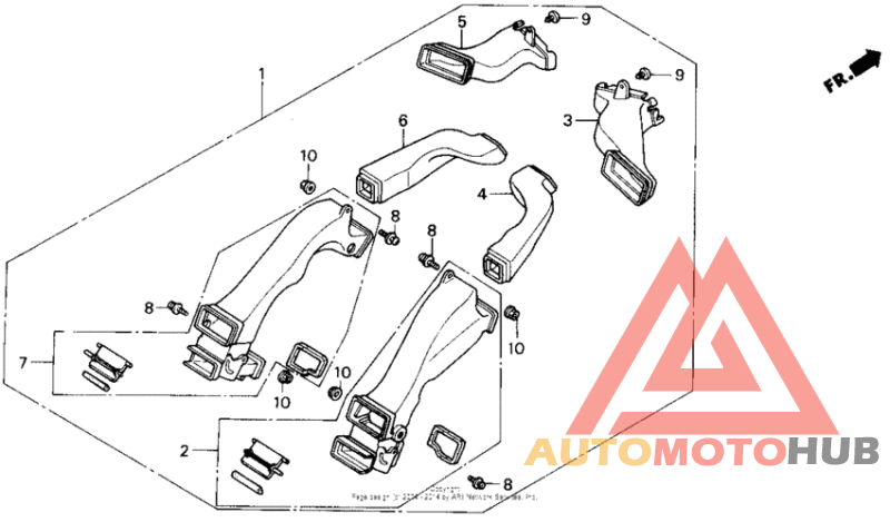 Air duct set 90