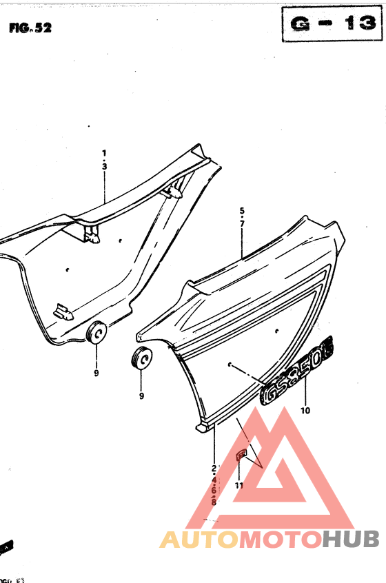Обтекатель задний