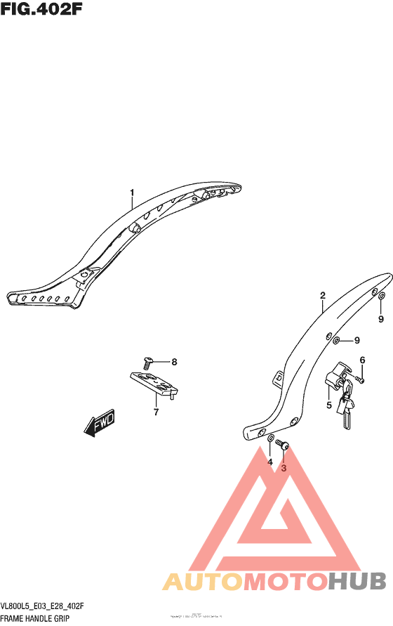 Frame Handle Grip (Vl800Bl5 E28)