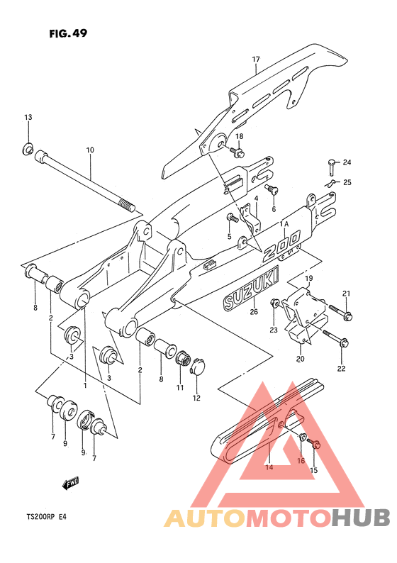 Маятник задний