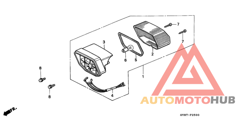 Taillight unit ass`y