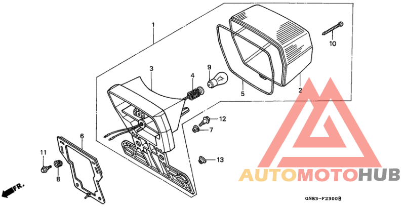 Taillight unit ass`y