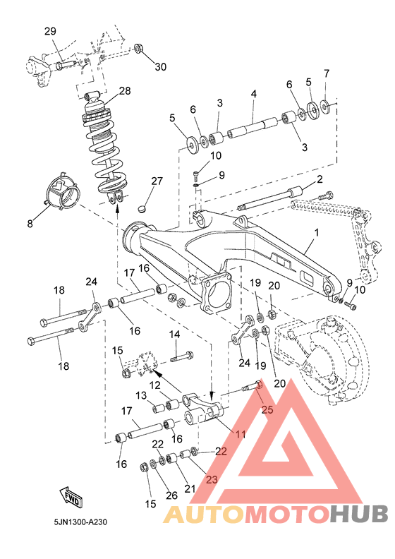 Rear arm & suspension