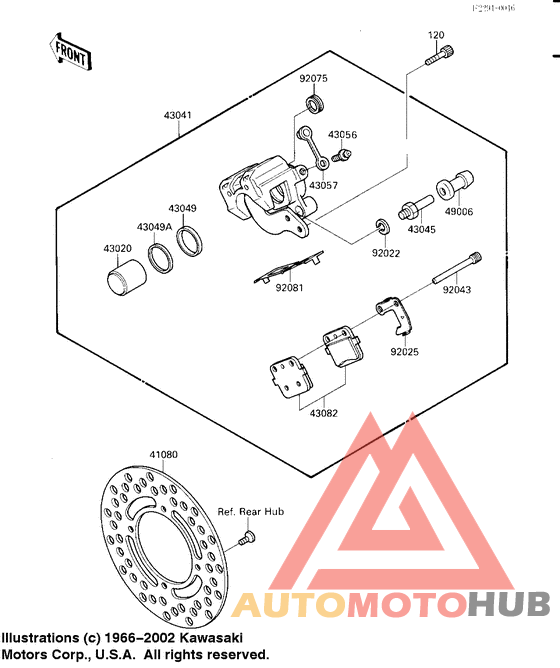 Передний суппорт
