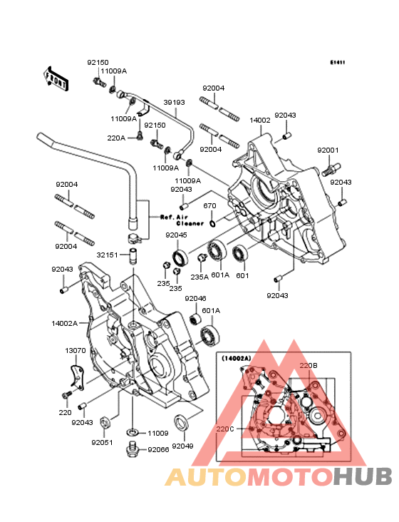 Картер двигателя