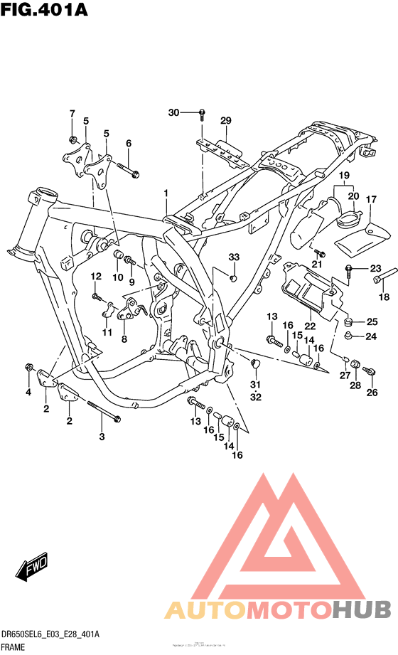 Frame (Dr650Sel6 E03)