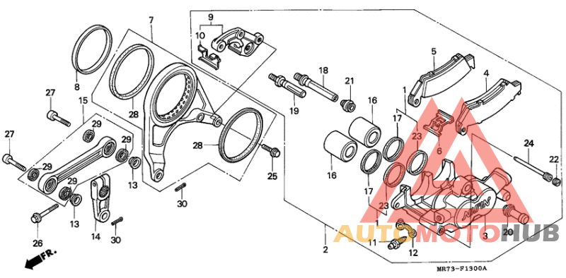 Задний суппорт