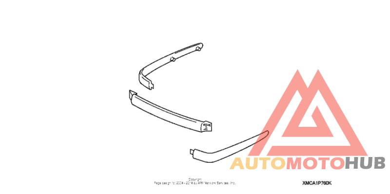 Trunk molding kit (carbon type)