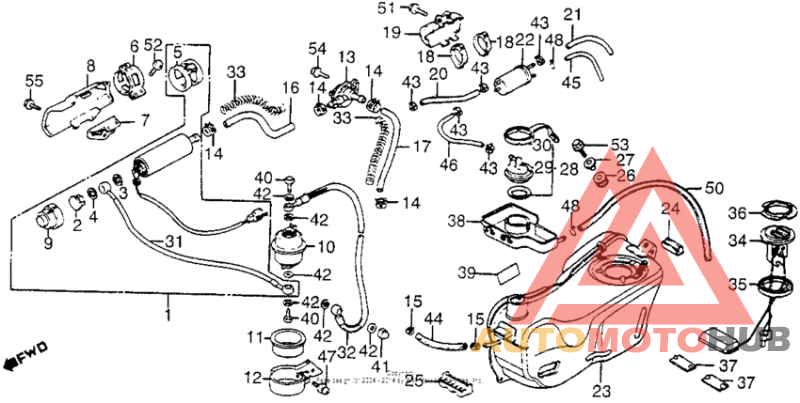 Gl1200l fuel tank 85