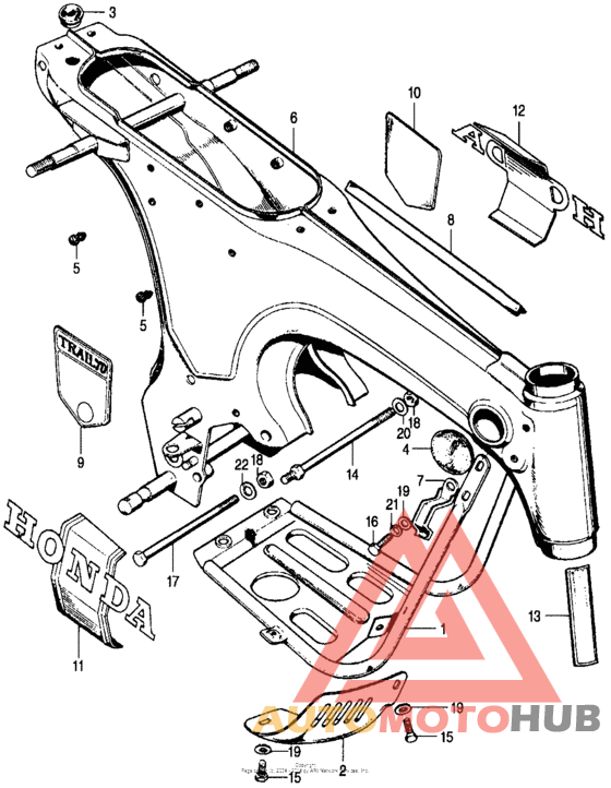 Frame + crankcase protector