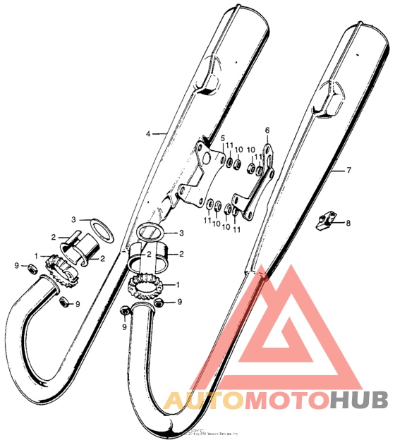 Cb175 muffler