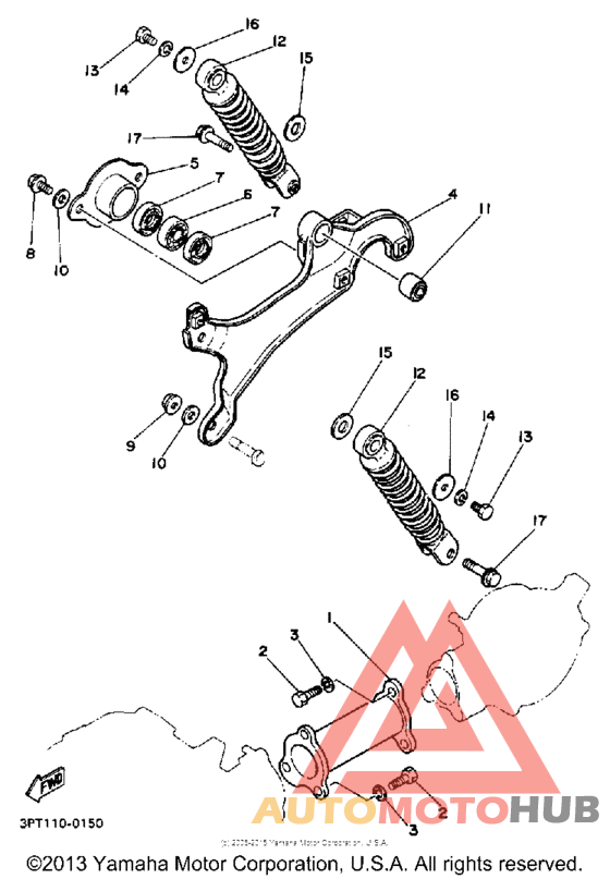 Swing arm - rear shocks