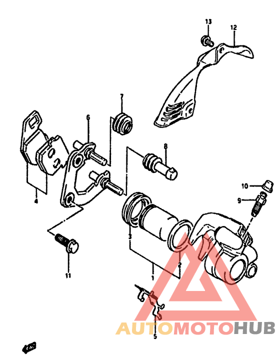 Передний суппорт