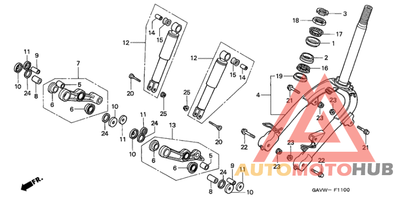 Front fork/front cushion