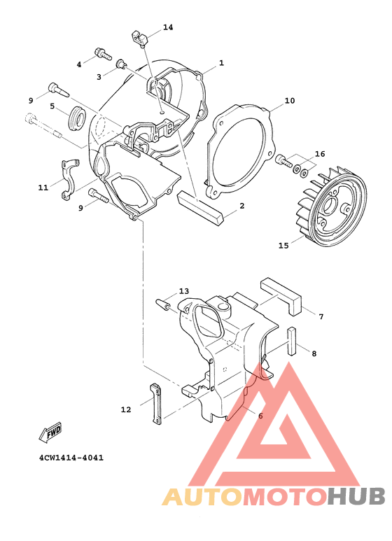 Air shroud. fan