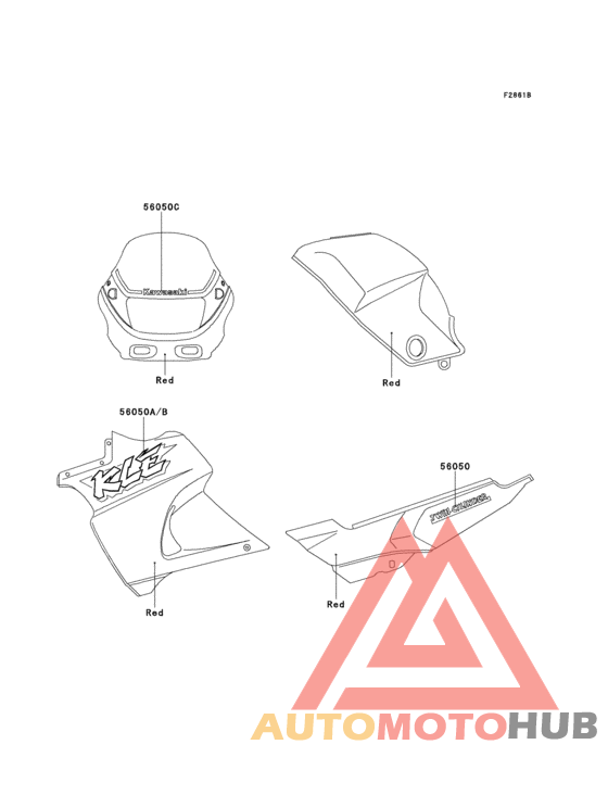 Decals(red)(kle500-a2)