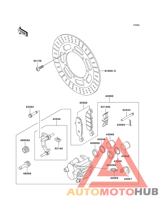 Передний суппорт