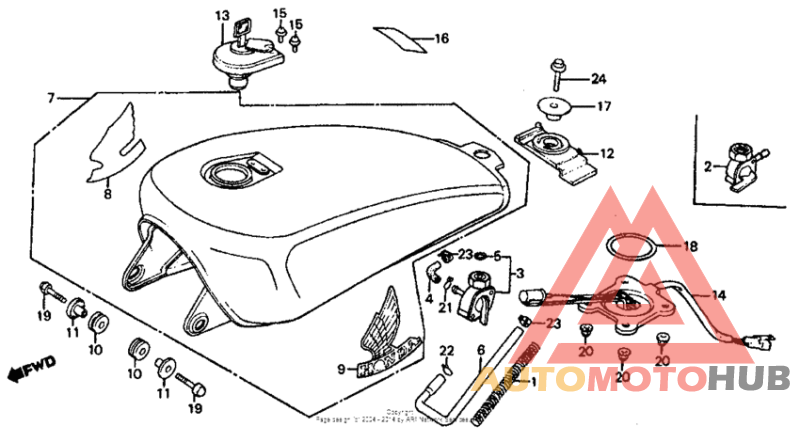 Fuel tank 85-86