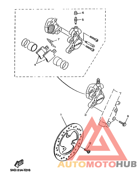 Передний суппорт