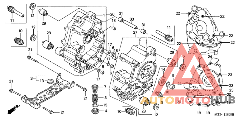 Картер двигателя