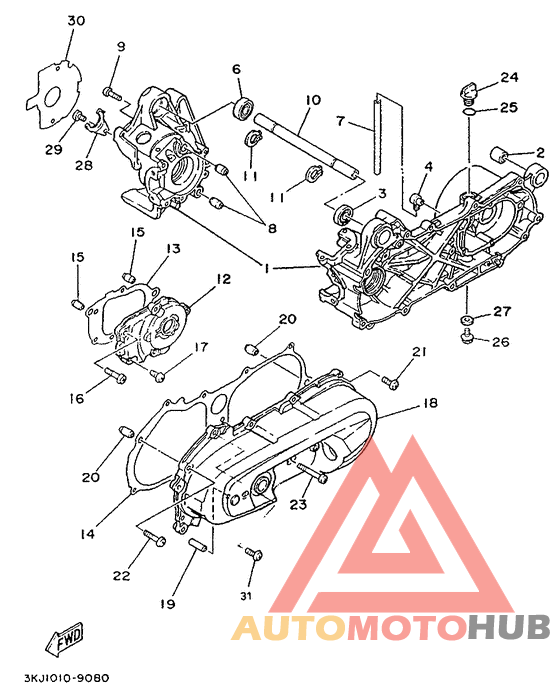 Картер двигателя