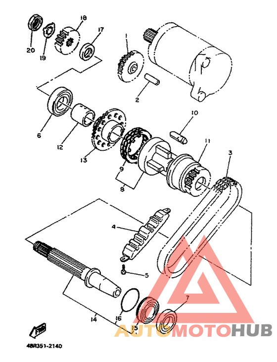 Муфта стартера