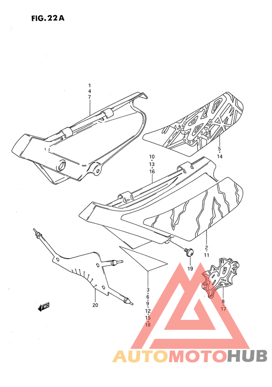 Обтекатель задний