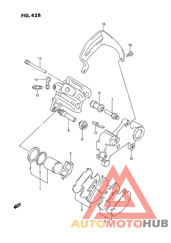 Задний суппортs